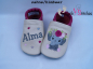 Preview: Lederpuschen Elefant mit Blumenschmuck