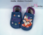 Preview: Lederpuschen Fuchs mit Blumenschmuck
