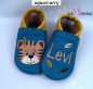 Preview: Lederpuschen Boho Tiger 1