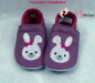 Preview: Lederpuschen Hase mit Schleife