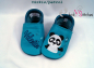 Preview: Lederpuschen Panda mit Ballon