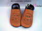 Preview: Lederpuschen Redwork Tiger