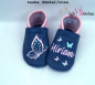 Preview: Lederpuschen Schmetterling 1