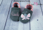 Preview: Lederpuschen Schmetterling 2