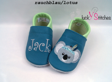 Lederpuschen Boho Koala 1
