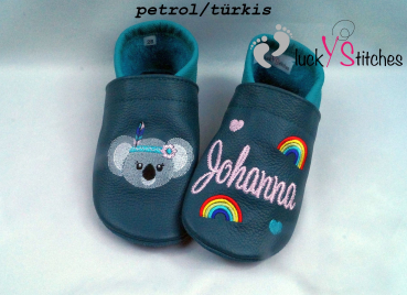 Lederpuschen Boho Koala 2