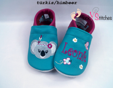 Lederpuschen Boho Koala 2