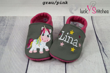Lederpuschen Einhorn 4