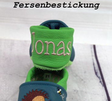 Fersenbestickung