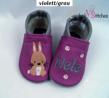 Lederpuschen Hase 4