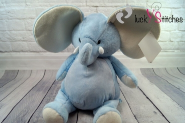 Kuscheltier, Elefant-hellblau