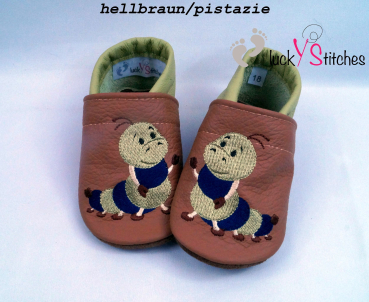 Lederpuschen Raupe 2