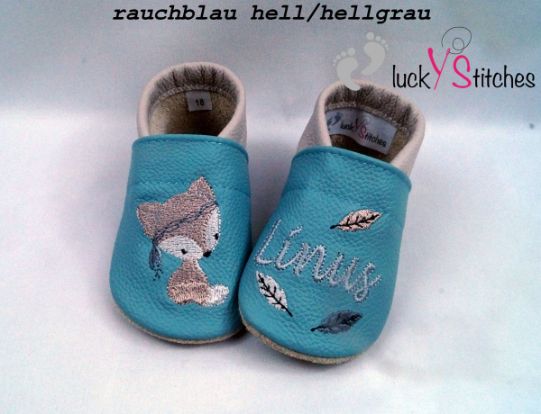 Lederpuschen Boho Fuchs 5
