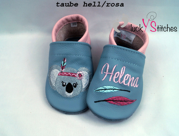 Lederpuschen Boho Koala 2