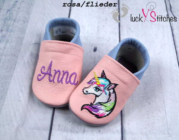 Lederpuschen Einhorn 8